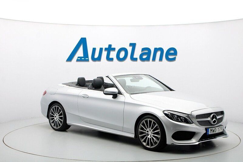 Silver Begagnad 2016 Mercedes C200 AMG Cab | 349 900 kr (Lite dyr) - Bild 1/3