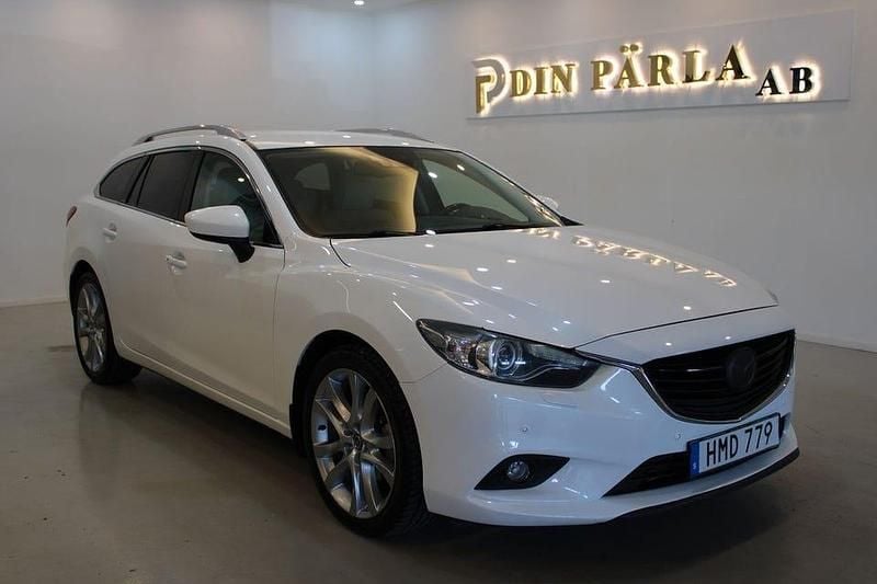 Begagnad Mazda 6 176 HK (129 kW) 2013 Vit Kombi