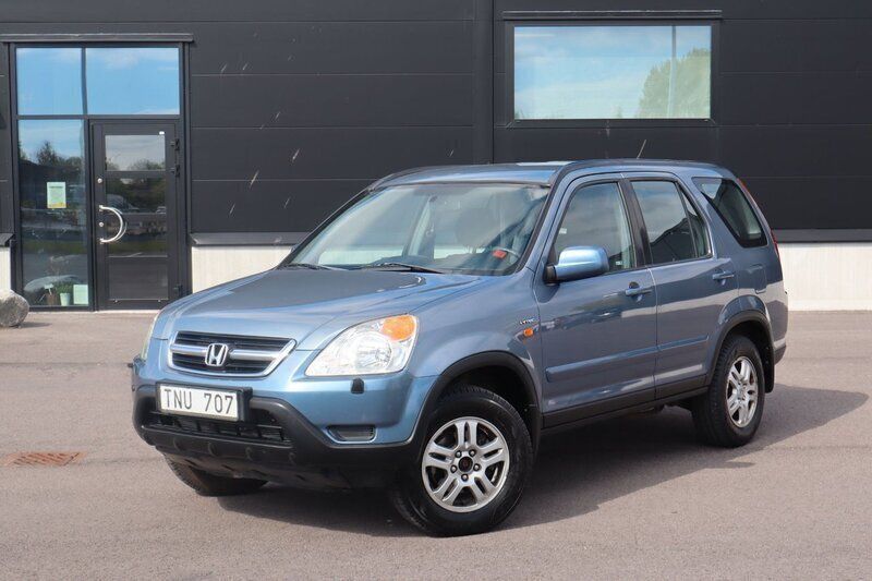 Blå Begagnad 2002 Honda CR-V SUV | 39 900 kr (Marknadspris) - Bild 1/4
