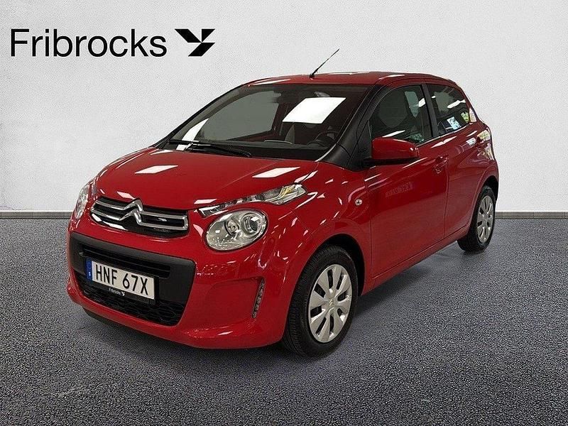 Röd Begagnad 2021 Citroën C1 Shine Halvkombi | 99 800 kr (Marknadspris) - Bild 1/4