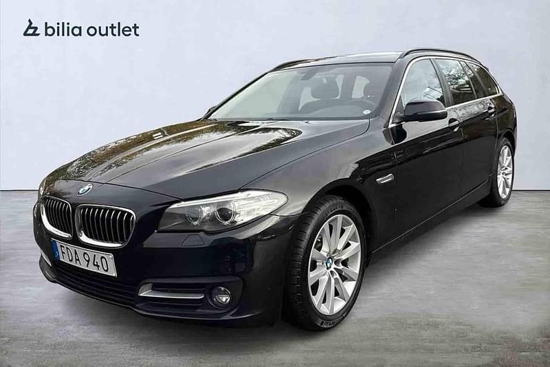 Svart Begagnad 2017 BMW 520 Kombi | 189 900 kr (Bra pris) - Bild 1/1