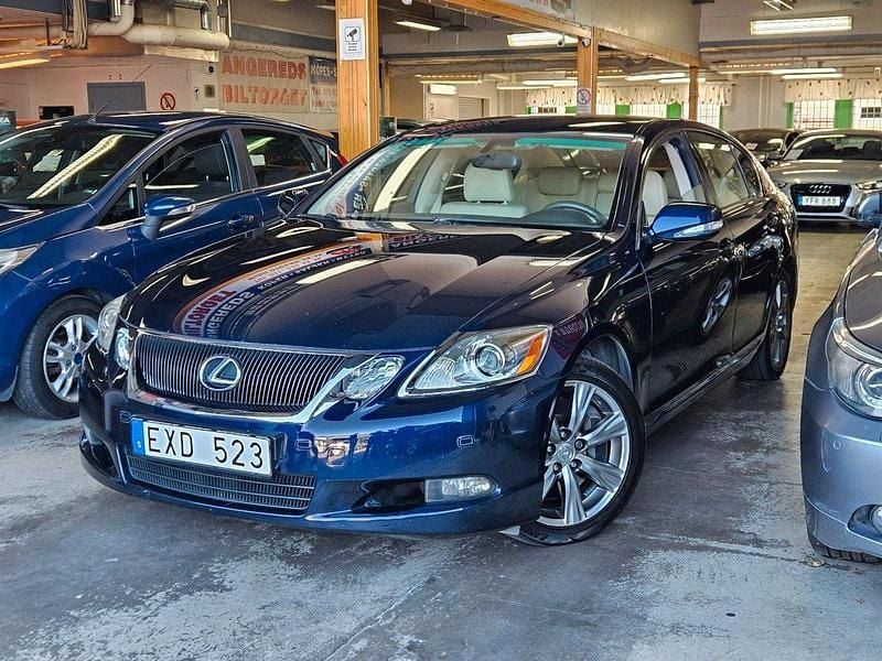 Mörkblå Begagnad 2010 Lexus GS300 Sedan | 109 999 kr - Bild 1/4