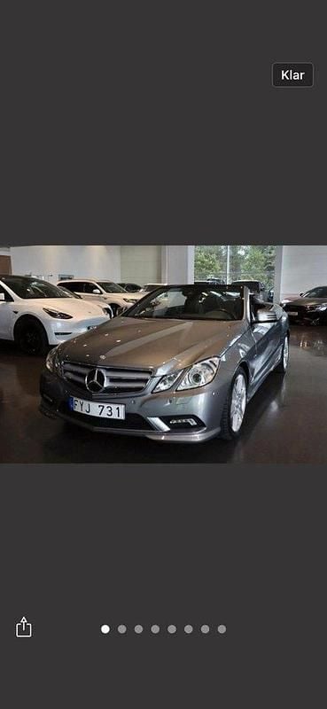 Silver Begagnad 2011 Mercedes E200 Cab | 169 000 kr (Superpris) - Bild 1/4