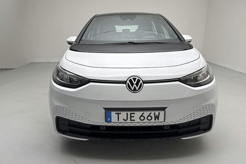 Begagnad VW ID.3 Life 150 kW (204 HK) 2021 Vit Halvkombi