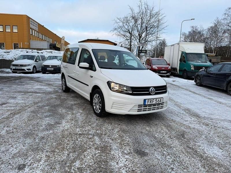 Begagnad VW Caddy Maxi Life 102 HK (75 kW) 2020 Vit Minibuss