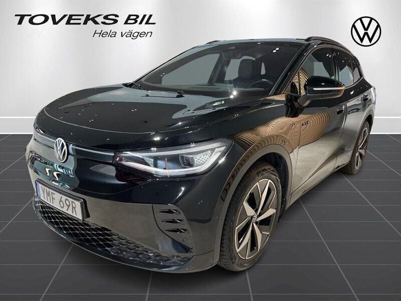 Svart (grenadilla black) Begagnad 2023 VW ID.4 GTX SUV | 389 900 kr (Bra pris) - Bild 1/4