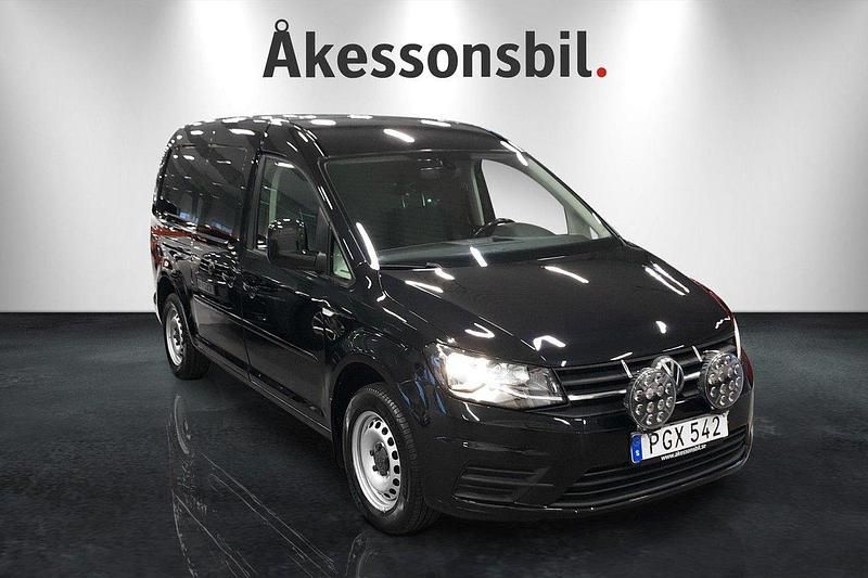 Svart Begagnad 2017 VW Caddy Maxi Minibuss | 169 000 kr (Lite dyr) - Bild 1/4