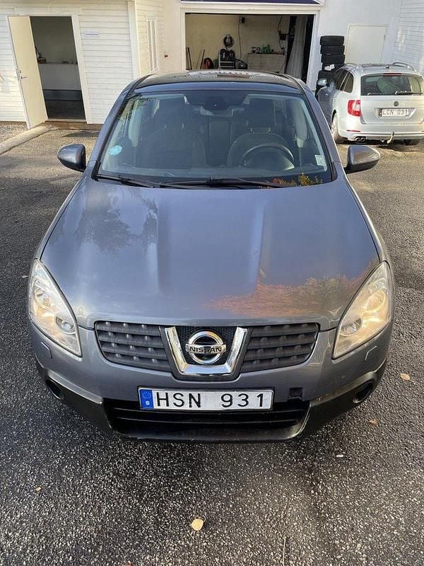 Blå Begagnad 2008 Nissan Qashqai SUV | 44 000 kr (Marknadspris) - Bild 1/4