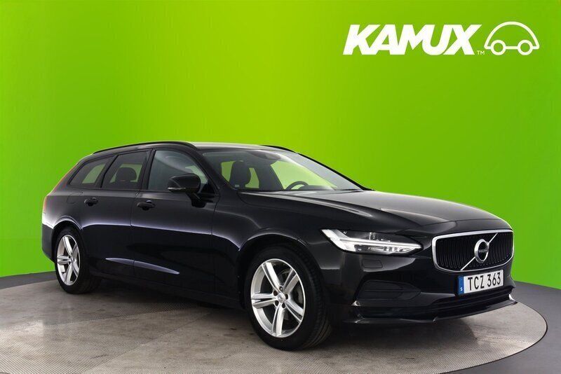 Svart Begagnad 2018 Volvo V90 Business Edition Kombi | 202 800 kr (Marknadspris) - Bild 1/4