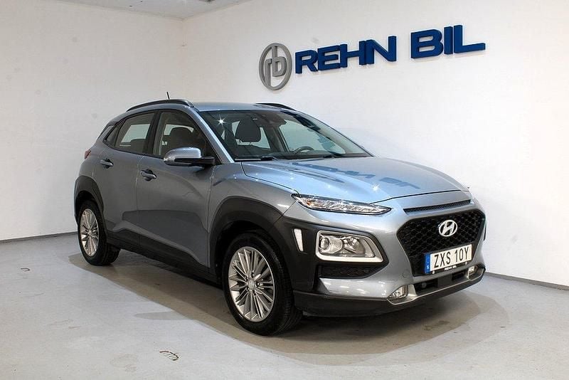 Silver Begagnad 2018 Hyundai Kona SUV | 199 000 kr (Marknadspris) - Bild 1/4