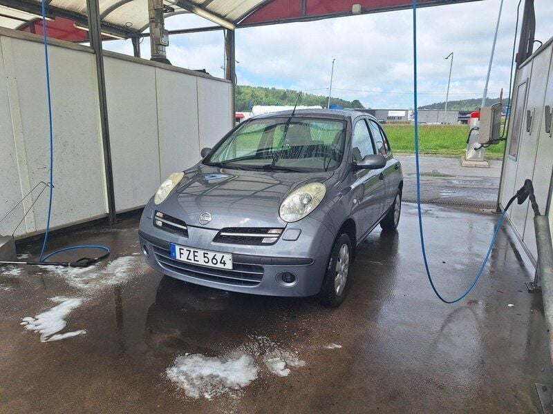 Blå Begagnad 2008 Nissan Micra Halvkombi | 22 900 kr (Lite dyr) - Bild 1/4