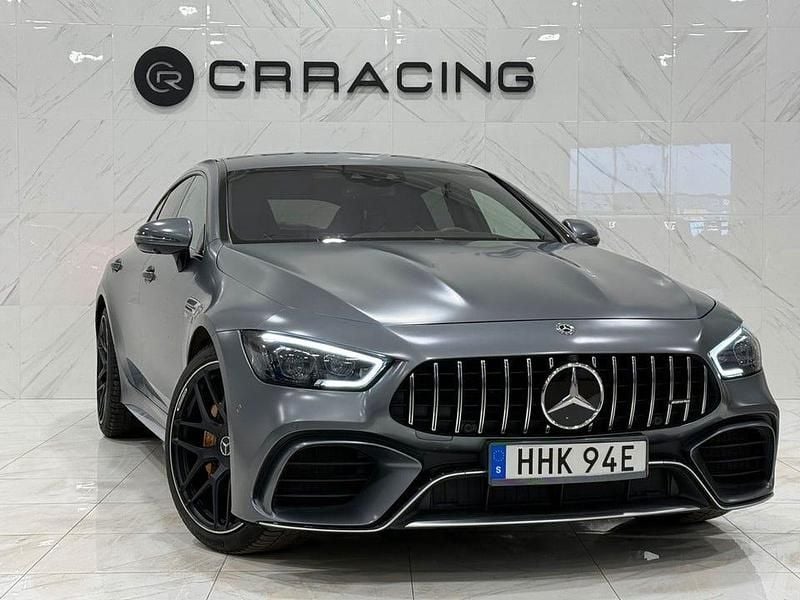 Mörkgrå (grå) Begagnad 2019 Mercedes AMG GT 63 AMG Sportkupé | 1 049 800 kr (Bra pris) - Bild 1/4