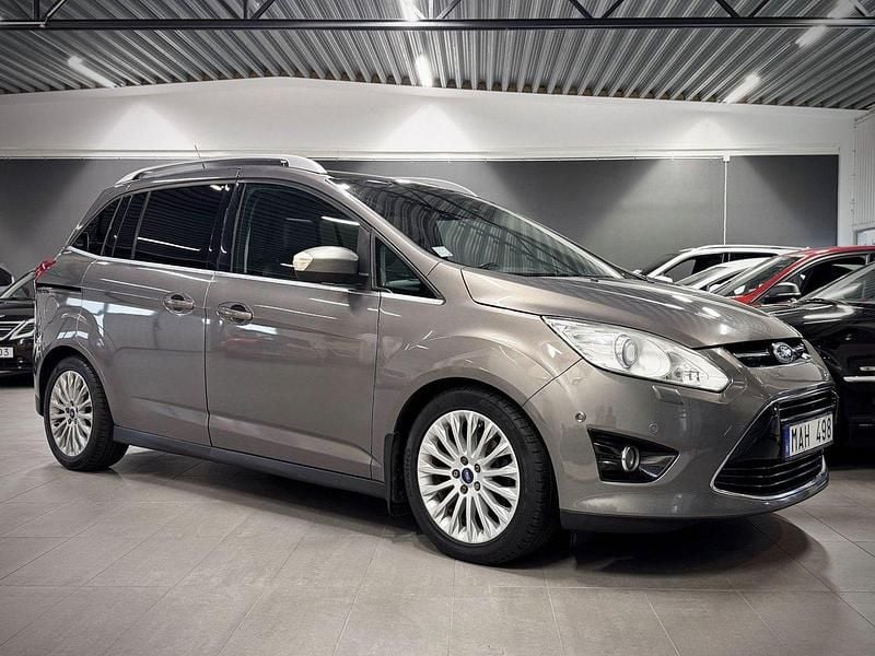 Brun Begagnad 2011 Ford Grand C-Max Titanium Minibuss | 84 900 kr (Marknadspris) - Bild 1/4