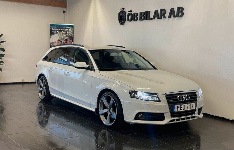 Vit Begagnad 2012 Audi A4 Kombi | 109 900 kr (Lite dyr) - Bild 1/4