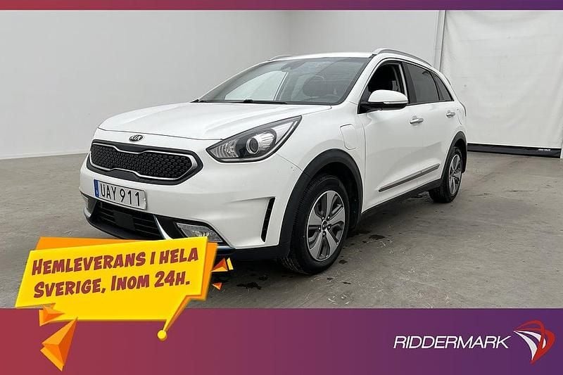 Vit Begagnad 2018 Kia Niro Advance SUV | 144 700 kr (Marknadspris) - Bild 1/3
