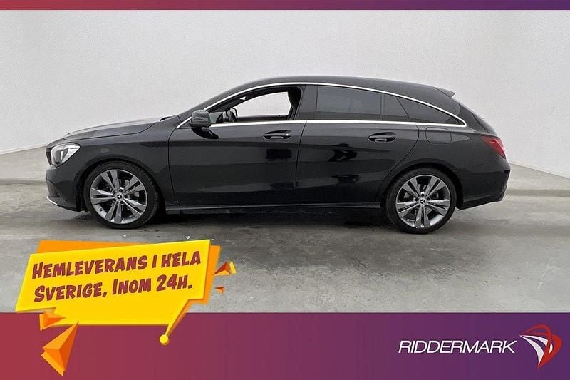 Svart Begagnad 2017 Mercedes CLA200 Shooting Brake Kombi | 189 800 kr (Marknadspris) - Bild 1/3