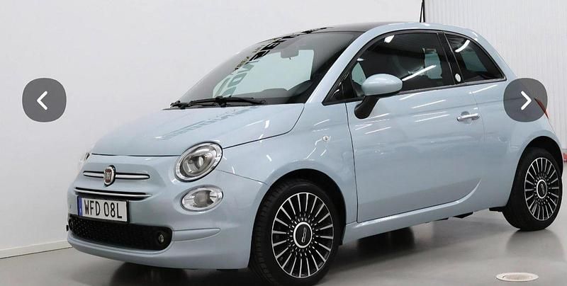 Grön Begagnad 2022 Fiat 500 Lounge Halvkombi | 120 000 kr (Marknadspris) - Bild 1/4