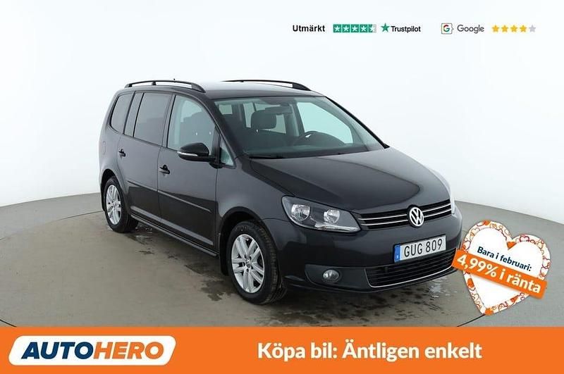 Begagnad VW Touran 141 HK (103 kW) 2015 Svart Minibuss