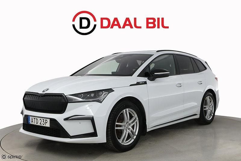 Begagnad Skoda Enyaq iV SportLine 150 kW (204 HK) 2022 Vit SUV