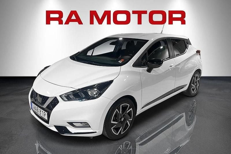 Begagnad Nissan Micra 92 HK (67 kW) 2022 Vit Halvkombi