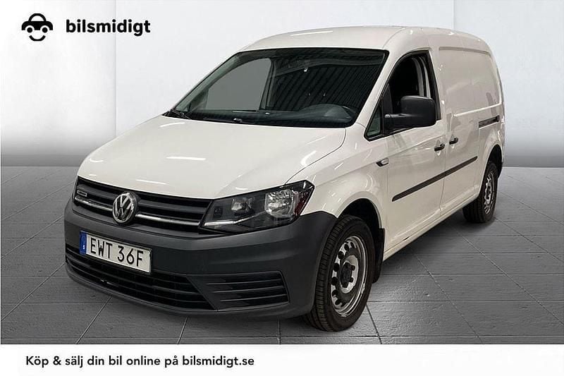 Vit Begagnad 2019 VW Caddy Maxi Minibuss | 179 800 kr (Bra pris) - Bild 1/3