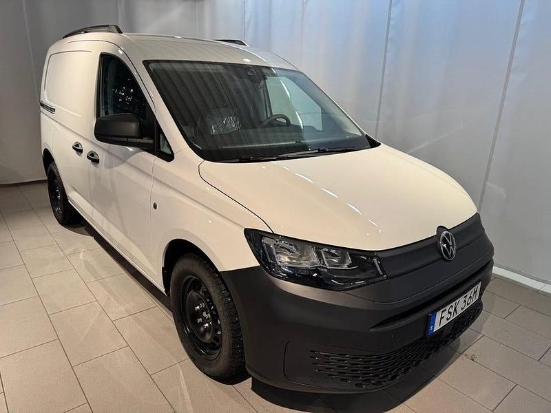 Vit Begagnad 2025 VW Caddy Minibuss | 273 000 kr (Bra pris) - Bild 1/4