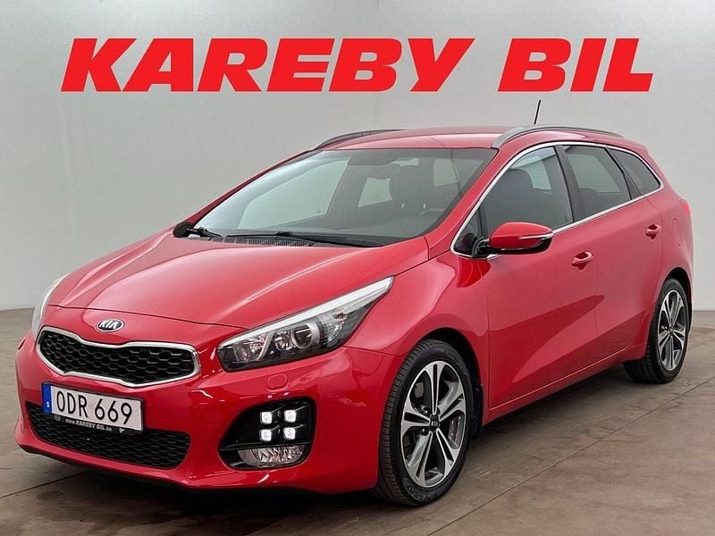 Röd Begagnad 2016 Kia Ceed Sportswagon GT-Line Kombi | 104 800 kr (Marknadspris) - Bild 1/3