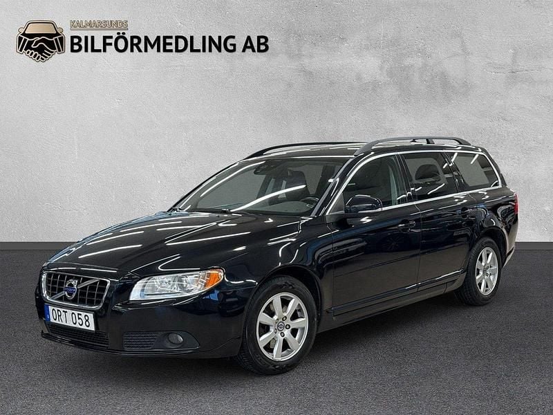 Svart Begagnad 2012 Volvo V70 Momentum Kombi | 109 700 kr (Marknadspris) - Bild 1/4