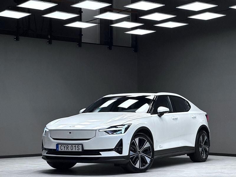 Vit Begagnad 2023 Polestar 2 Pilot Sedan | 479 900 kr - Bild 1/3