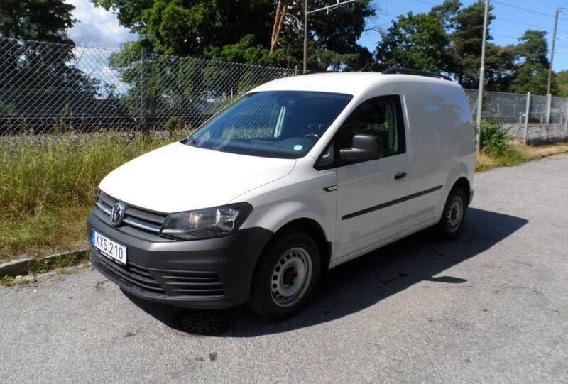 Begagnad VW Caddy 102 HK (75 kW) 2016 Vit Minibuss