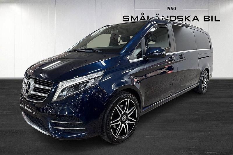 Blå Begagnad 2019 Mercedes V250 Minibuss | 399 000 kr - Bild 1/4