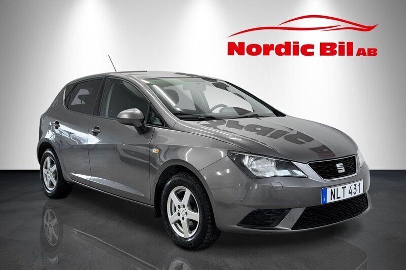 Mörkgrå (grå) Begagnad 2014 Seat Ibiza Style Halvkombi | 79 900 kr (Marknadspris) - Bild 1/4