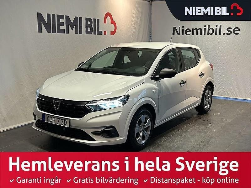 Vit Begagnad 2021 Dacia Sandero Halvkombi | 119 900 kr (Marknadspris) - Bild 1/3