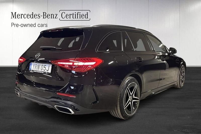 Begagnad Mercedes C300 AMG line 313 HK (230 kW) 2023 Svart Kombi