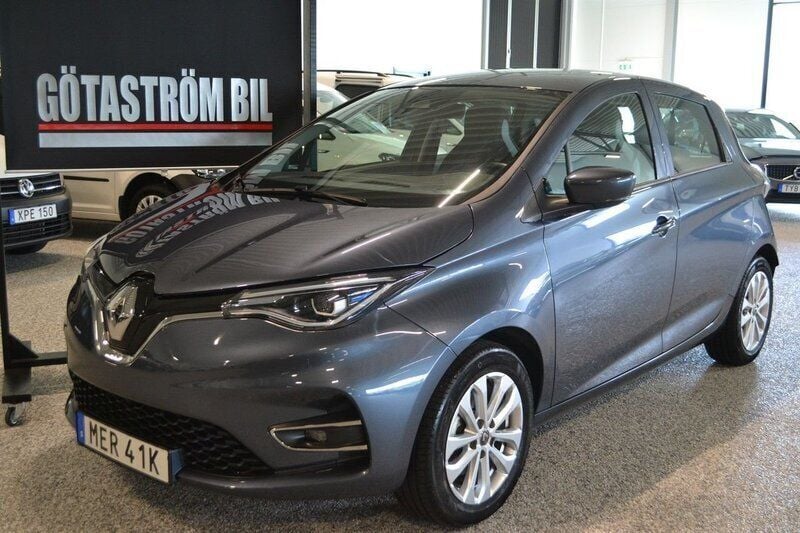 Grå Begagnad 2021 Renault Zoe Halvkombi | 154 000 kr (Marknadspris) - Bild 1/4