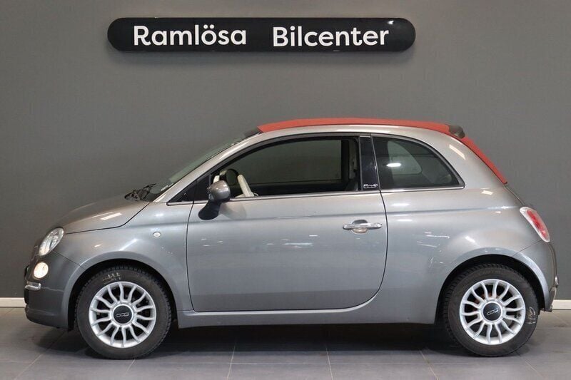 Grå Begagnad 2013 Fiat 500C Lounge Cab | 59 900 kr (Marknadspris) - Bild 1/2