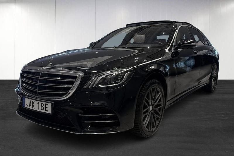 Svart Begagnad 2018 Mercedes S560 AMG Sedan | 629 900 kr - Bild 1/4