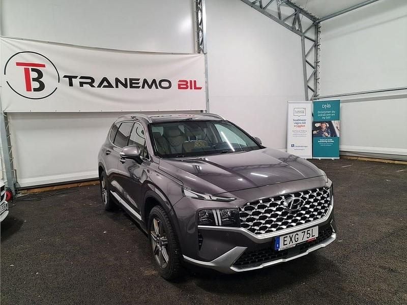 Grå Begagnad 2021 Hyundai Santa Fe Advanced SUV | 379 900 kr (Dyr) - Bild 1/4