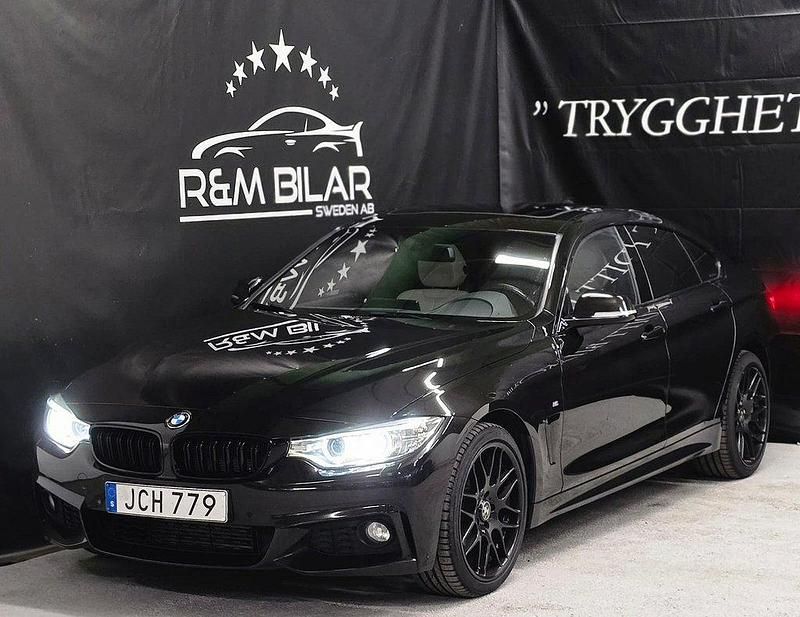 Svart Begagnad 2015 BMW 420 M Sport Halvkombi | 229 800 kr (Dyr) - Bild 1/4