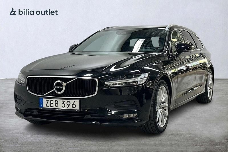 Svart Begagnad 2018 Volvo V90 Business Edition Kombi | 214 900 kr (Marknadspris) - Bild 1/4