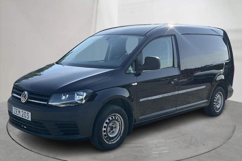 Svart Begagnad 2018 VW Caddy Minibuss | 99 000 kr (Bra pris) - Bild 1/4