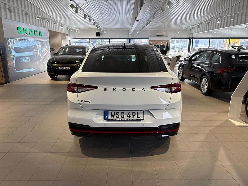 Ny Skoda Enyaq iV RS 250 kW (340 HK) 2026 Vit SUV
