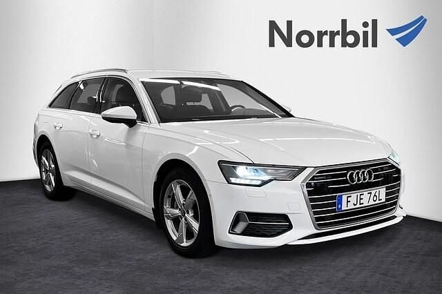 Vit Begagnad 2021 Audi A6 Sport Kombi | 339 000 kr (Marknadspris) - Bild 1/4
