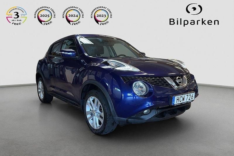 Blå Begagnad 2015 Nissan Juke SUV | 79 990 kr (Bra pris) - Bild 1/4