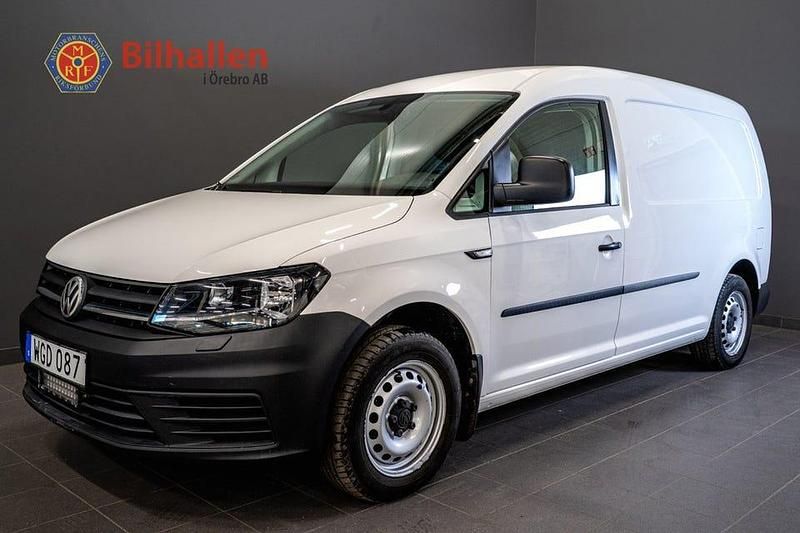 Vit Begagnad 2018 VW Caddy Maxi Minibuss | 179 000 kr (Marknadspris) - Bild 1/4