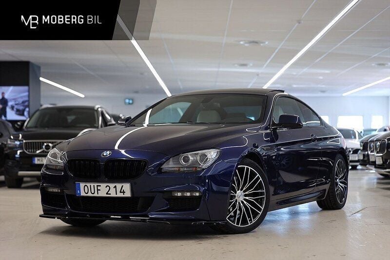 Blå Begagnad 2015 BMW 640 M Sport Sportkupé | 319 900 kr (Superpris) - Bild 1/3