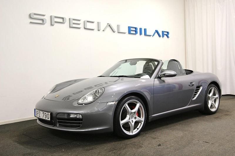 Grå Begagnad 2005 Porsche Boxster S Cab | 329 000 kr - Bild 1/4