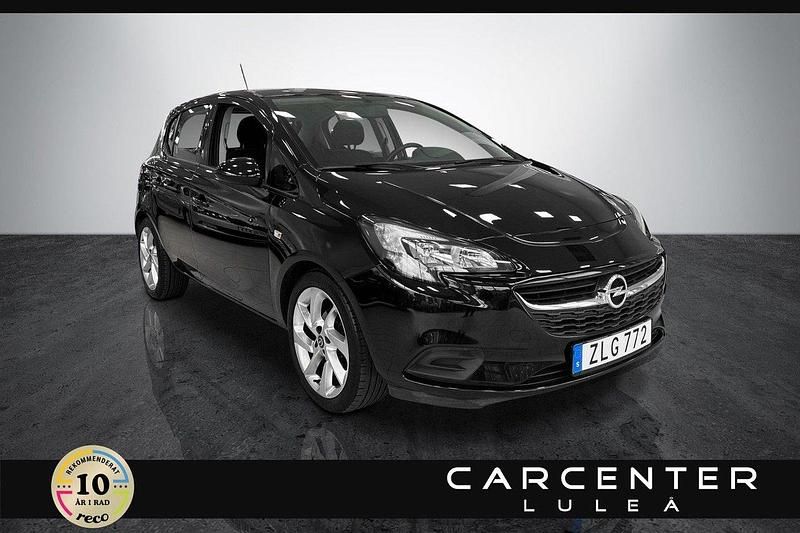 Svart Begagnad 2018 Opel Corsa Halvkombi | 119 900 kr (Marknadspris) - Bild 1/4