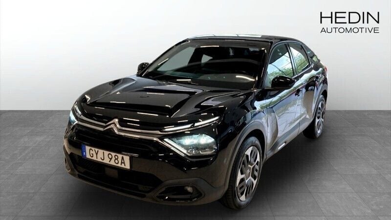 Svart (black) Begagnad 2022 Citroën C4 Feel Halvkombi | 169 900 kr (Superpris) - Bild 1/4