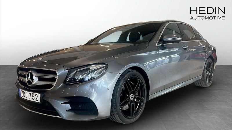 Begagnad Mercedes E220 AMG line 194 HK (142 kW) 2018 Grå Sedan
